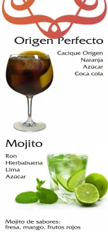 Cocktail origen perfecto y Mojito